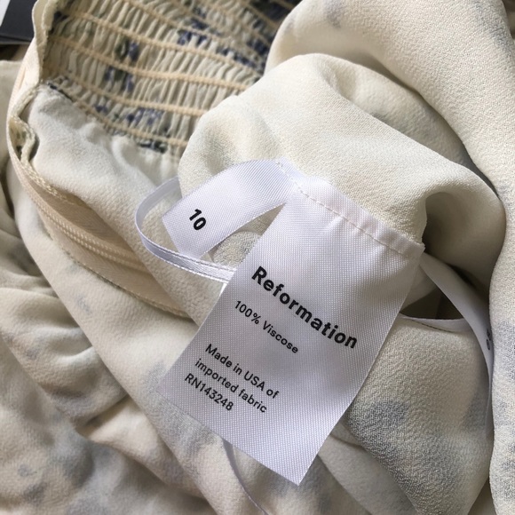 Reformation Jumpsuit Fresca Floral Size 10 - Picture 7 of 7